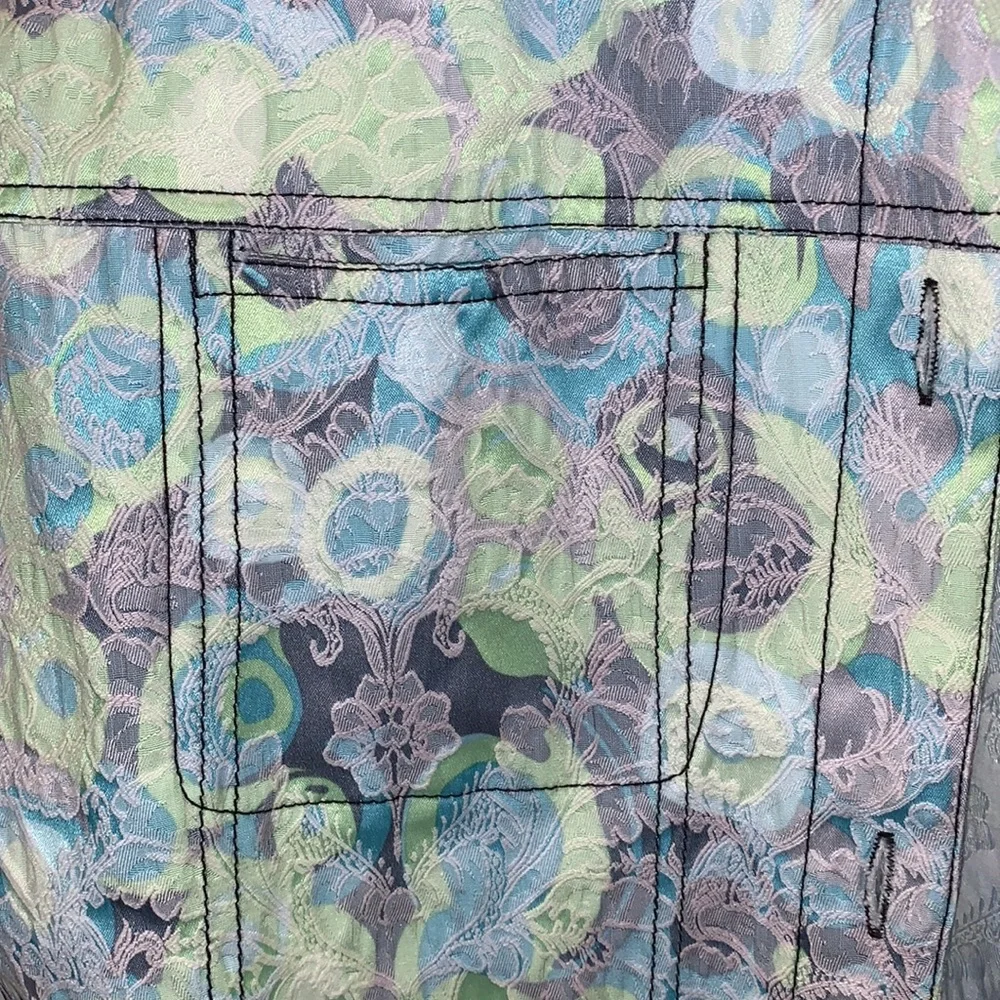 KEREN hart textured jean jacket style jacket M - Picture 7 of 7